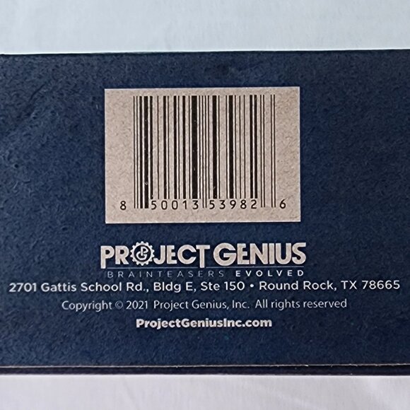 True Genius Wood Brain Teaser Two Puzzles Minotaur's Labyrinth & Thor's Hammer - Picture 8 of 9